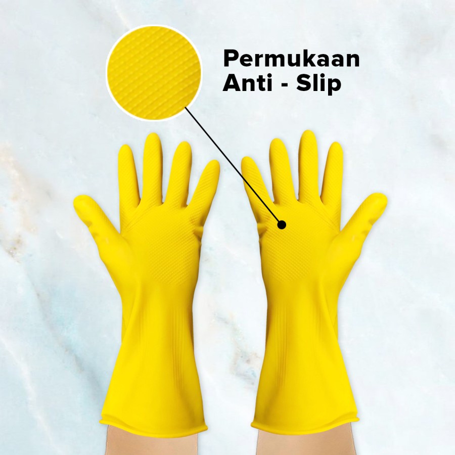 SARUNG TANGAN KUNING LATEX KUNING/HAND GLOVES/SARUNG TANGAN KARET CUCI PIRING mURAH / SARUNG TANGAN KARET KUNING/ GLOVES