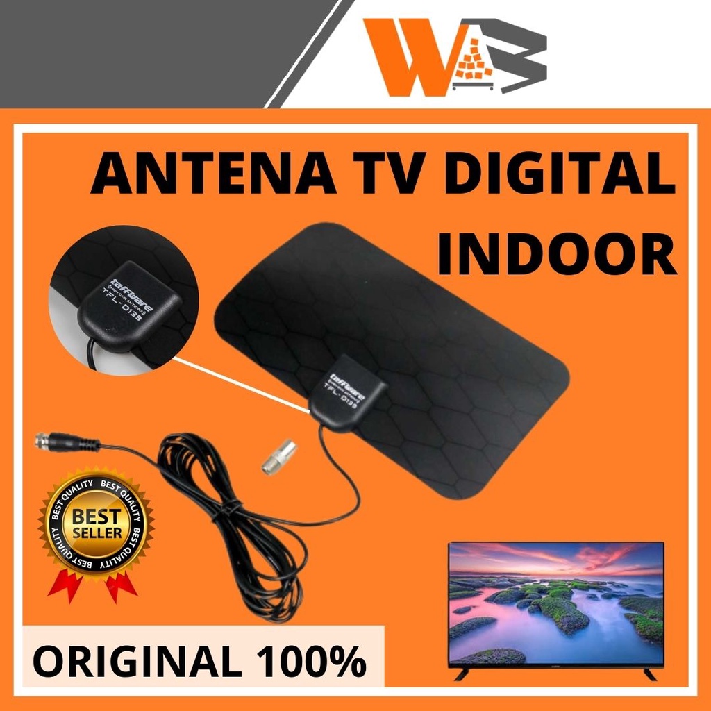 COD Antena TV Digital TV Indoor STB Antena Dalam Taffware Antena TV Digital Set Top Box Antene TV Alat Penguat Sintal TV Portable DVB T2