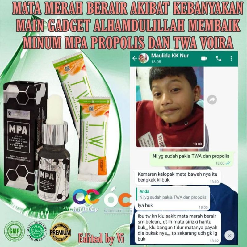 MPA PROPOLIS OURCITRUS 1 BOTOL