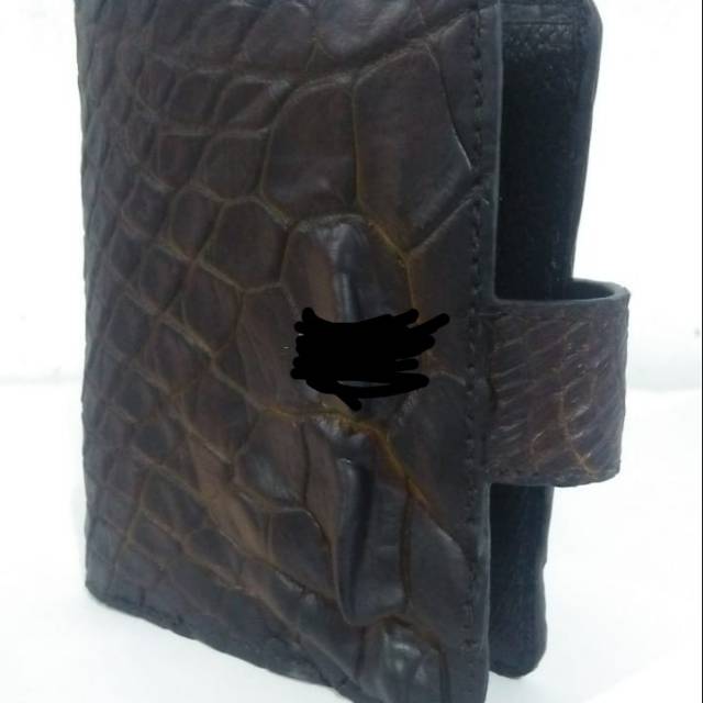 Dompet kartu Card holder kulit buaya asli