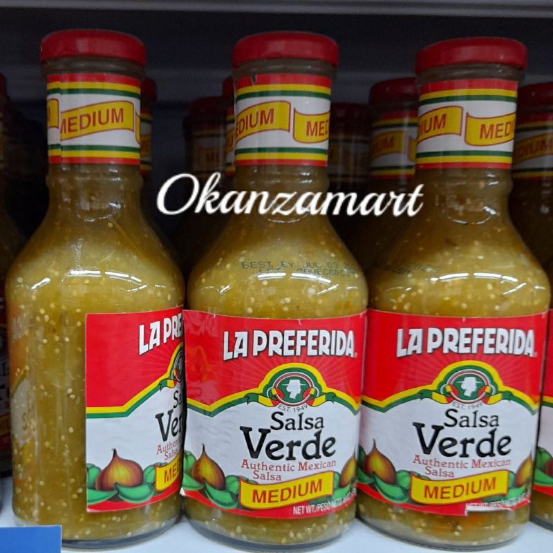 

La Preferida Salsa Verde Medium/Authentic Mexican Salsa 454gr