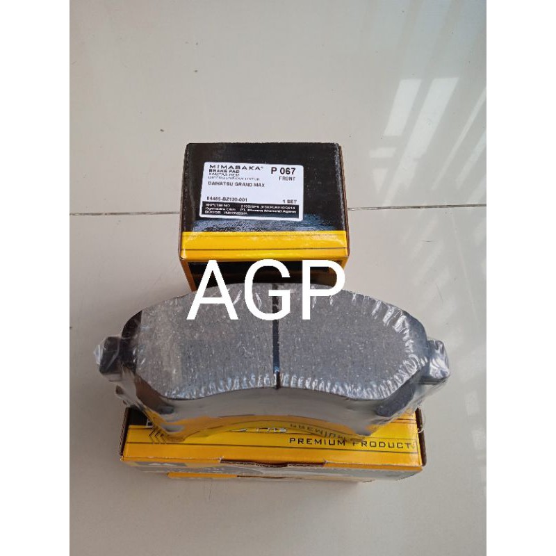 Brake Pad Kampas Rem Depan Daihatsu Grandmax Luxio 04465-BZ130-001 P067