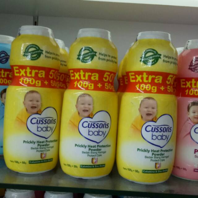 Cussons baby powder 100+50g kuning