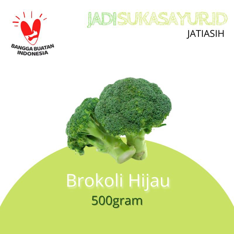 

Brokoli Hijau Besar / Broccoli Besar 500 gram - Sayuran Segar Bekasi