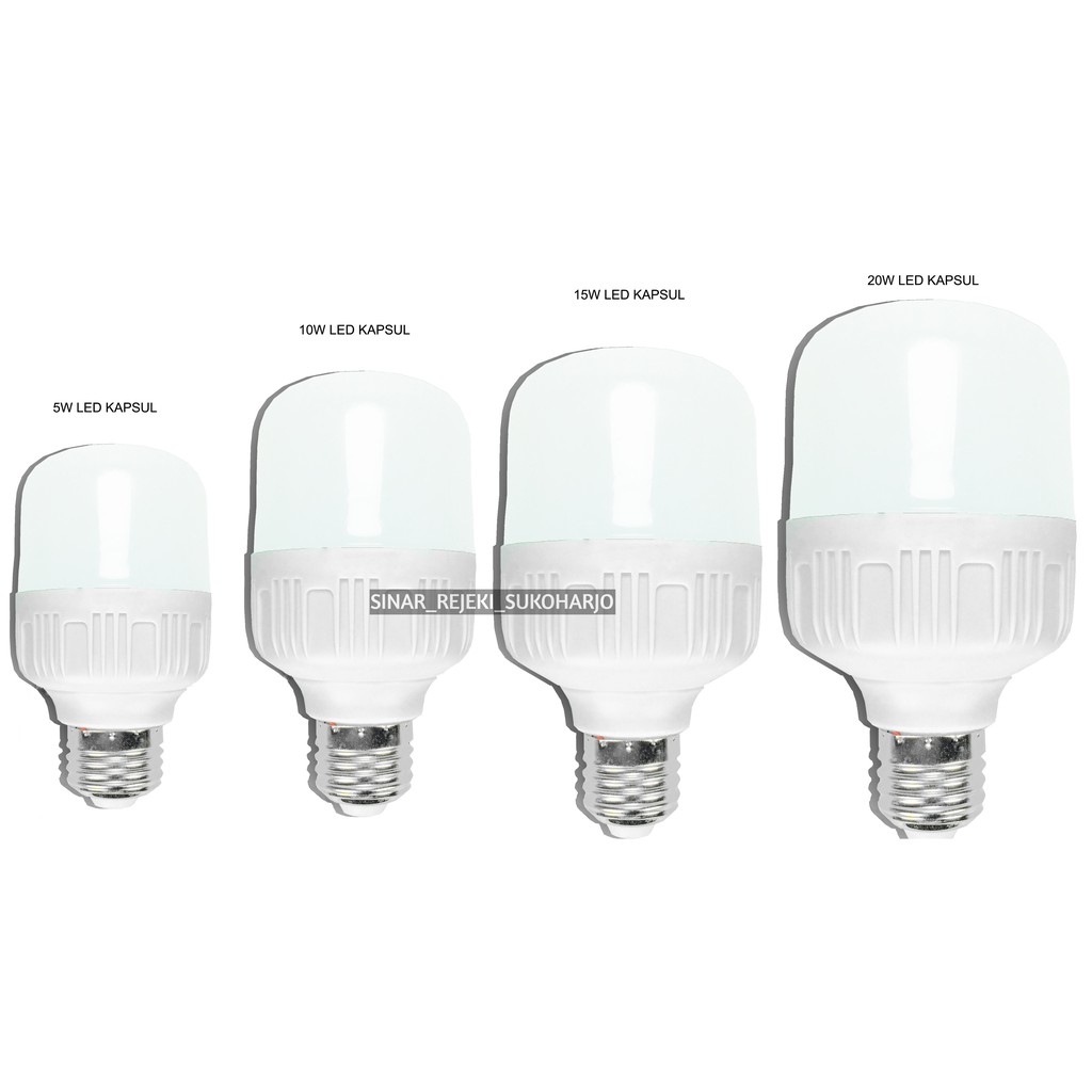 Lampu LED Bohlam LED 20W 20 Watt Tabung Kapsul Capsule