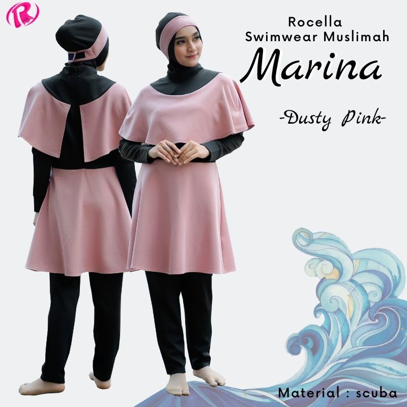 BAJU RENANG WANITA DEWASA/ BAJU RENANG DEWASA MUSLIMAH/ BAJU RENANG JUMBO MUSLIMAH