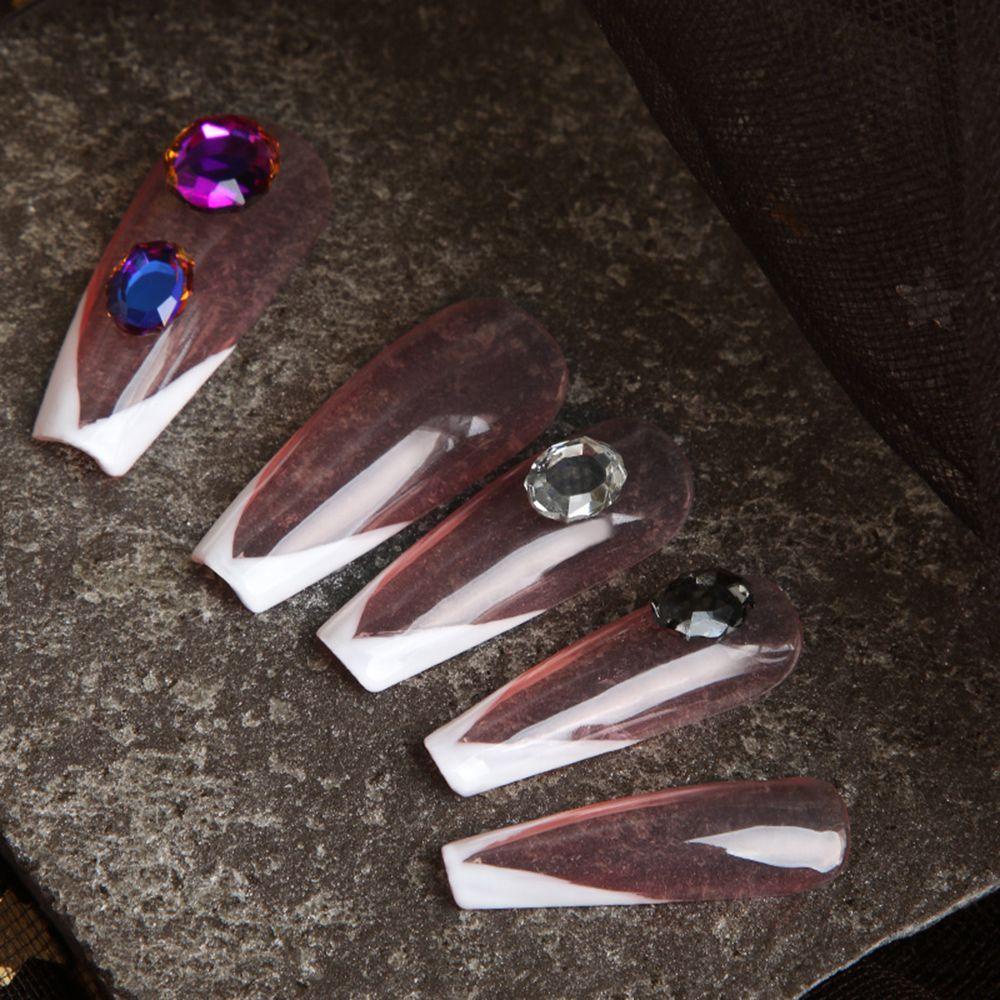 Mxbeauty 3D Nail Art Dekorasi Pesona Shiny Symphony Diamond Permata Perhiasan Kuku DIY