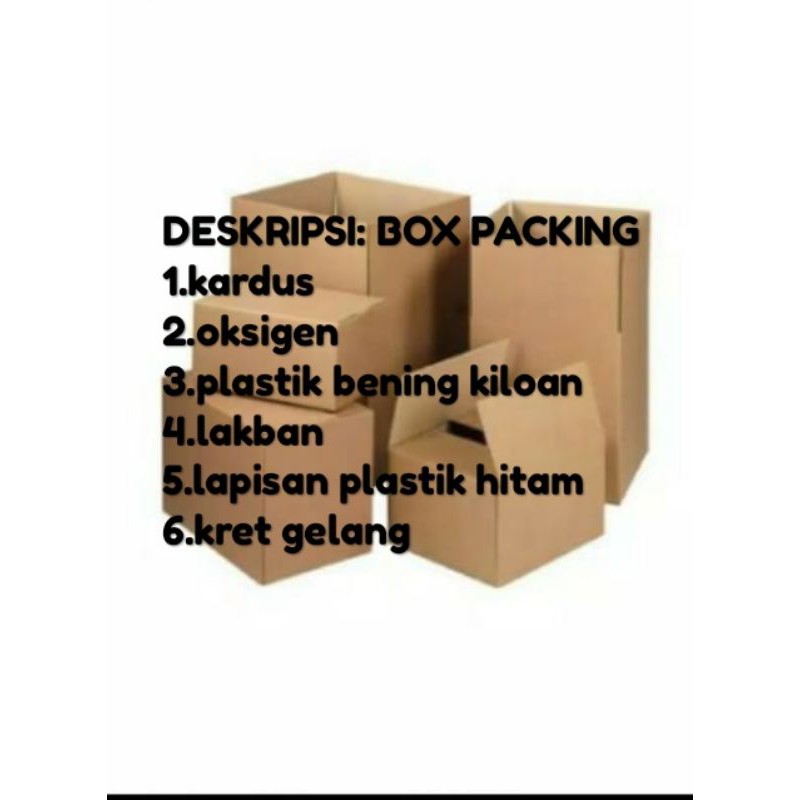 box packing+oksigen tambahan khusus udang hias biar lebih aman