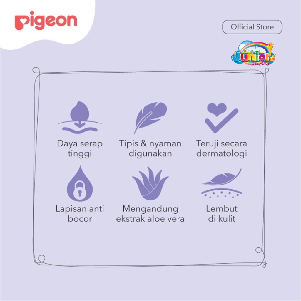 Pigeon Breast Pads Comfyfeel 12pcs