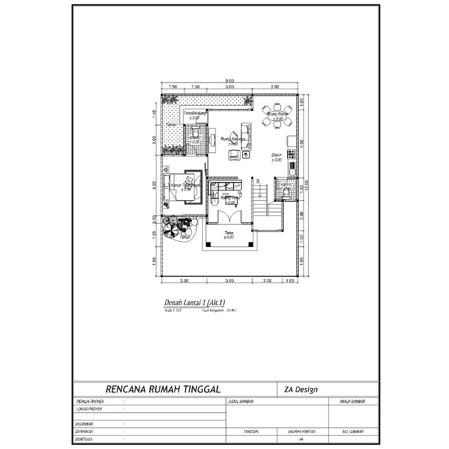 Jasa Desain Denah Bangunan 2D ( Rumah, Kantor, Kios, Toko, Cafe, dll ) || Murah, Terjangkau, Mewah |