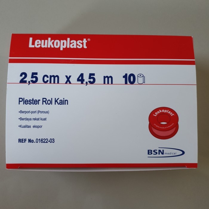 Plester Leukoplast 2,5 cm x 4,5 m / Plester Rol Kain 2,5x4,5 m / Leukoplast 2.5cm x 4.5m BSN