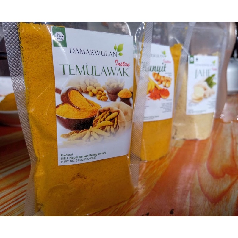 

Temulawak herbal instan