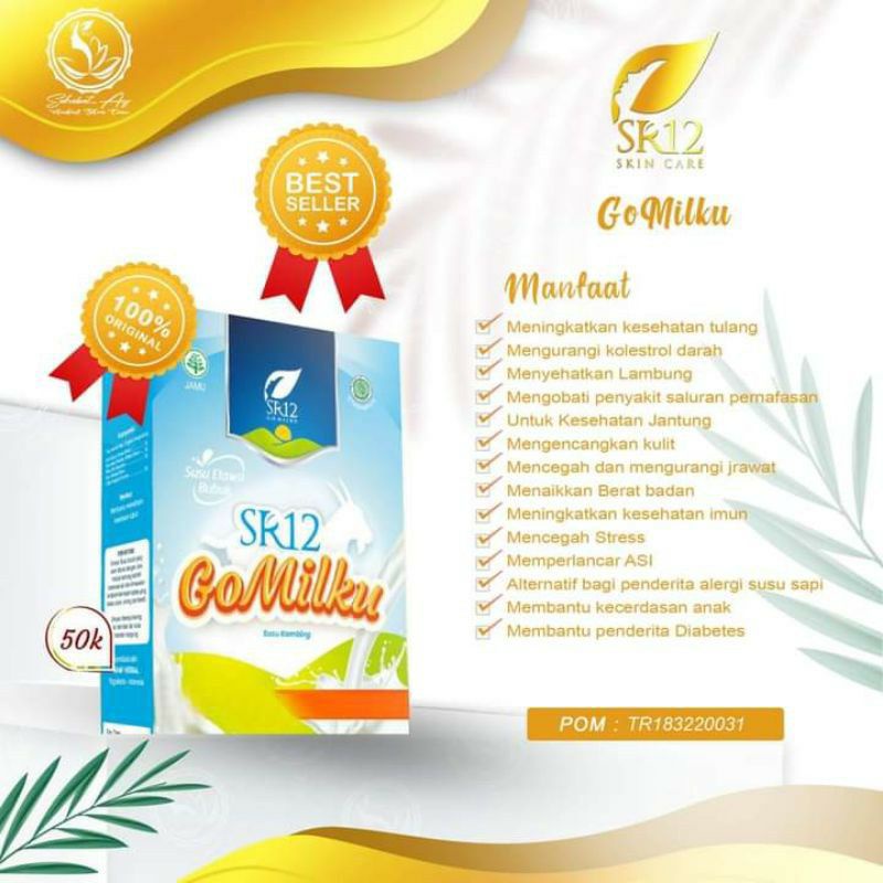

SUSU GOMILKU GO Milku Halal BPOM Rasa Original dan Coklat dari SR12