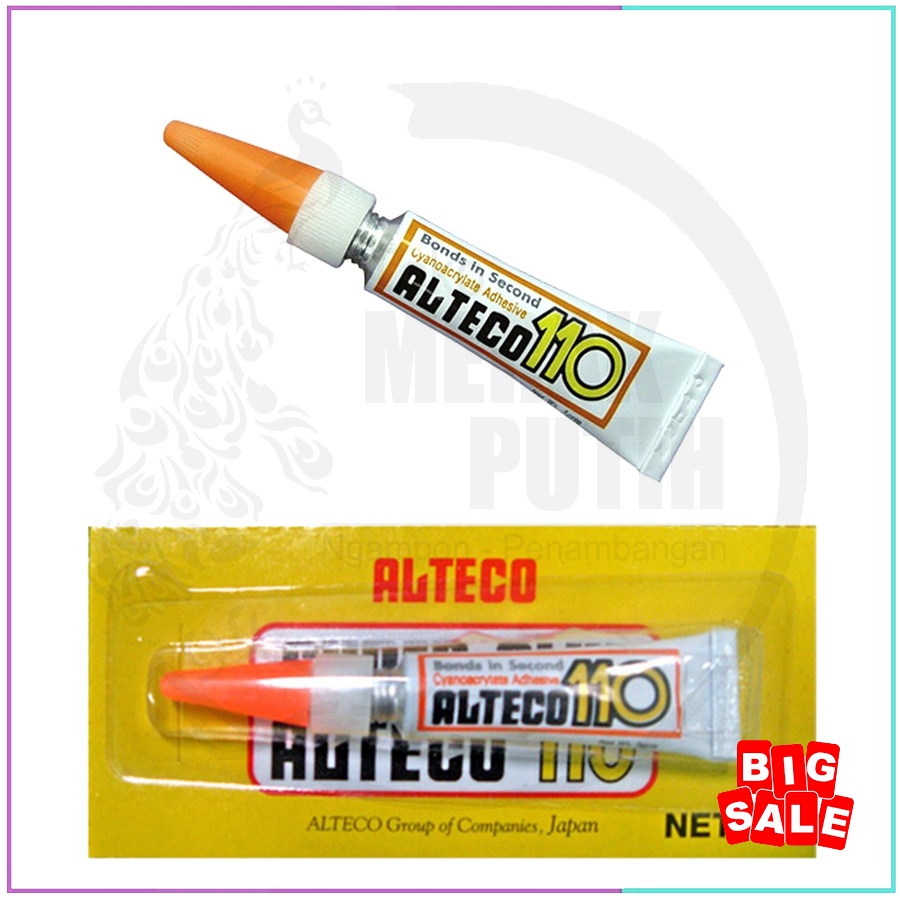 

Lem Super Glue Alteco110 3gr (Original/ Asli)