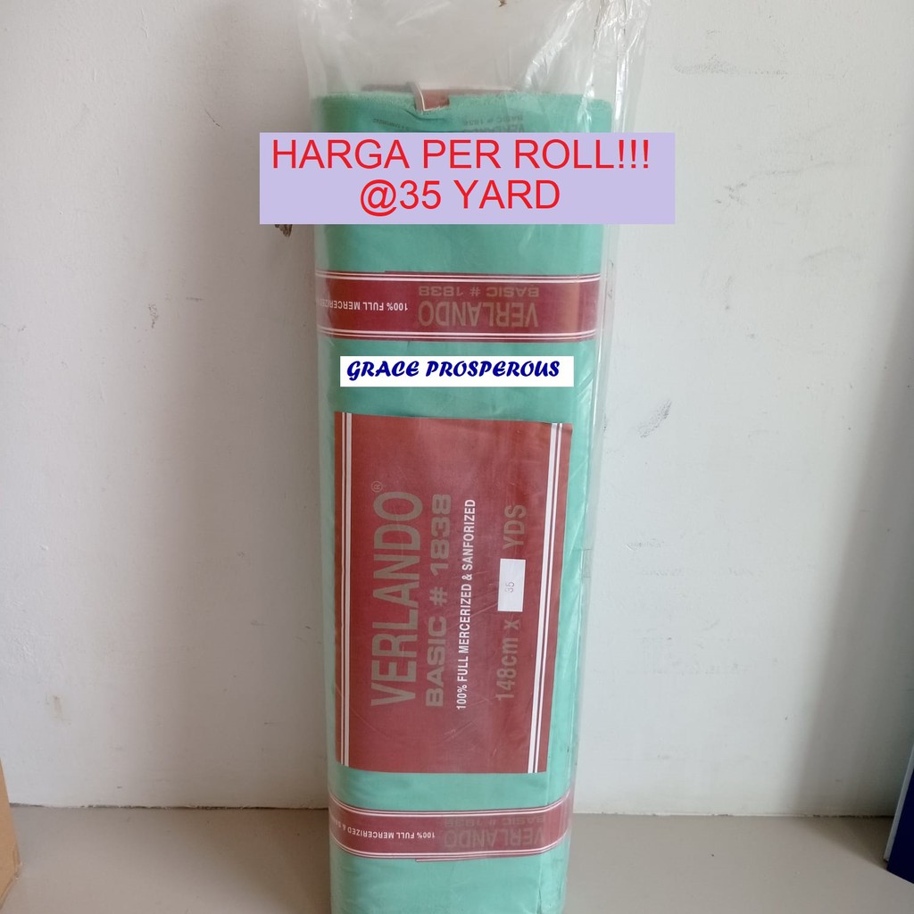 Bahan Seragam / Kain Verlando Basic 846 / Kain Meteran / Bahan Celana / kain katun