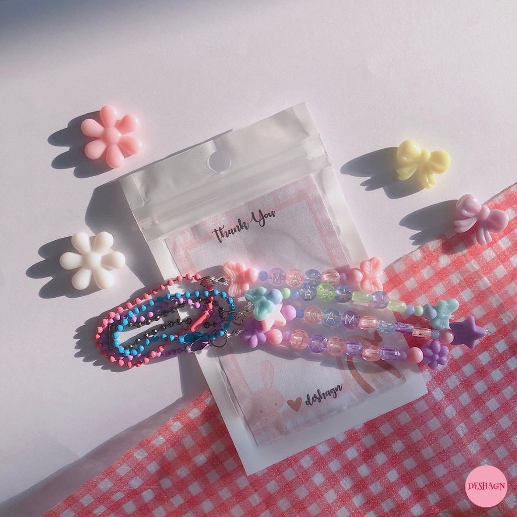 [CUSTOM] Keychain Keyring Beads - Deshagn