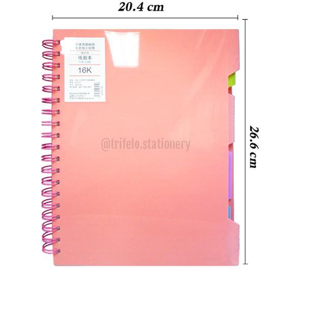 

ヷ Notebook Spiral B5 Isi 4 Warna (B10107) ㆉ