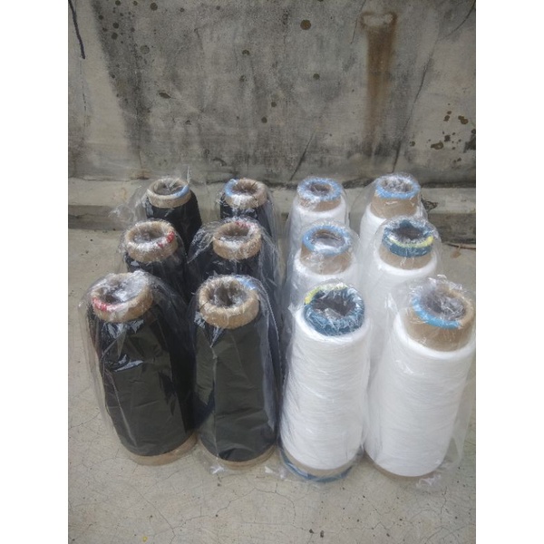 Jual benang obras hitam putih 6 pcs | Shopee Indonesia