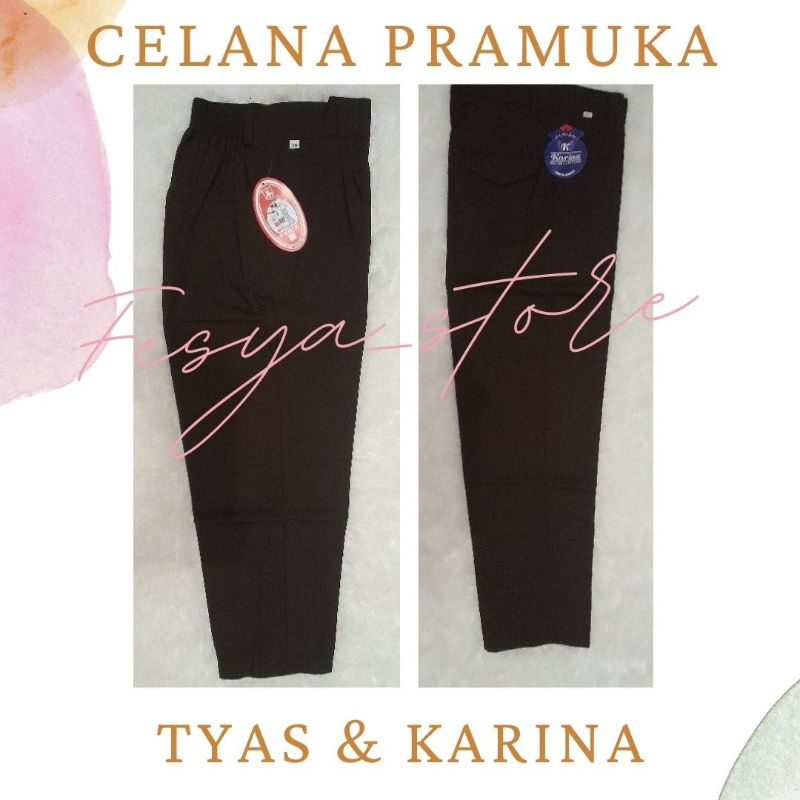 Celana Pramuka Panjang Merek Tyas, Celana Pramuka, Celana Pramuka Panjang