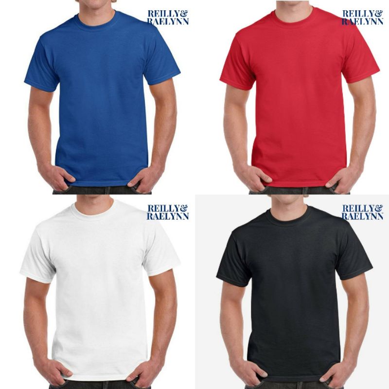 Jual Baju Kaos Polos Unisex Lengan Pendek Round Neck/ O Neck PE Double ...