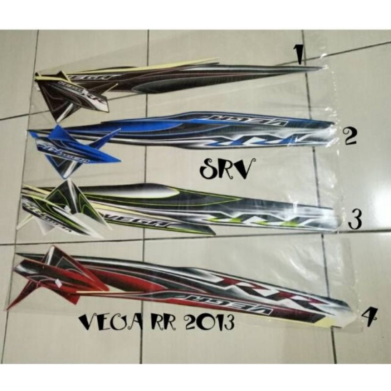sticker striping vega rr 2013