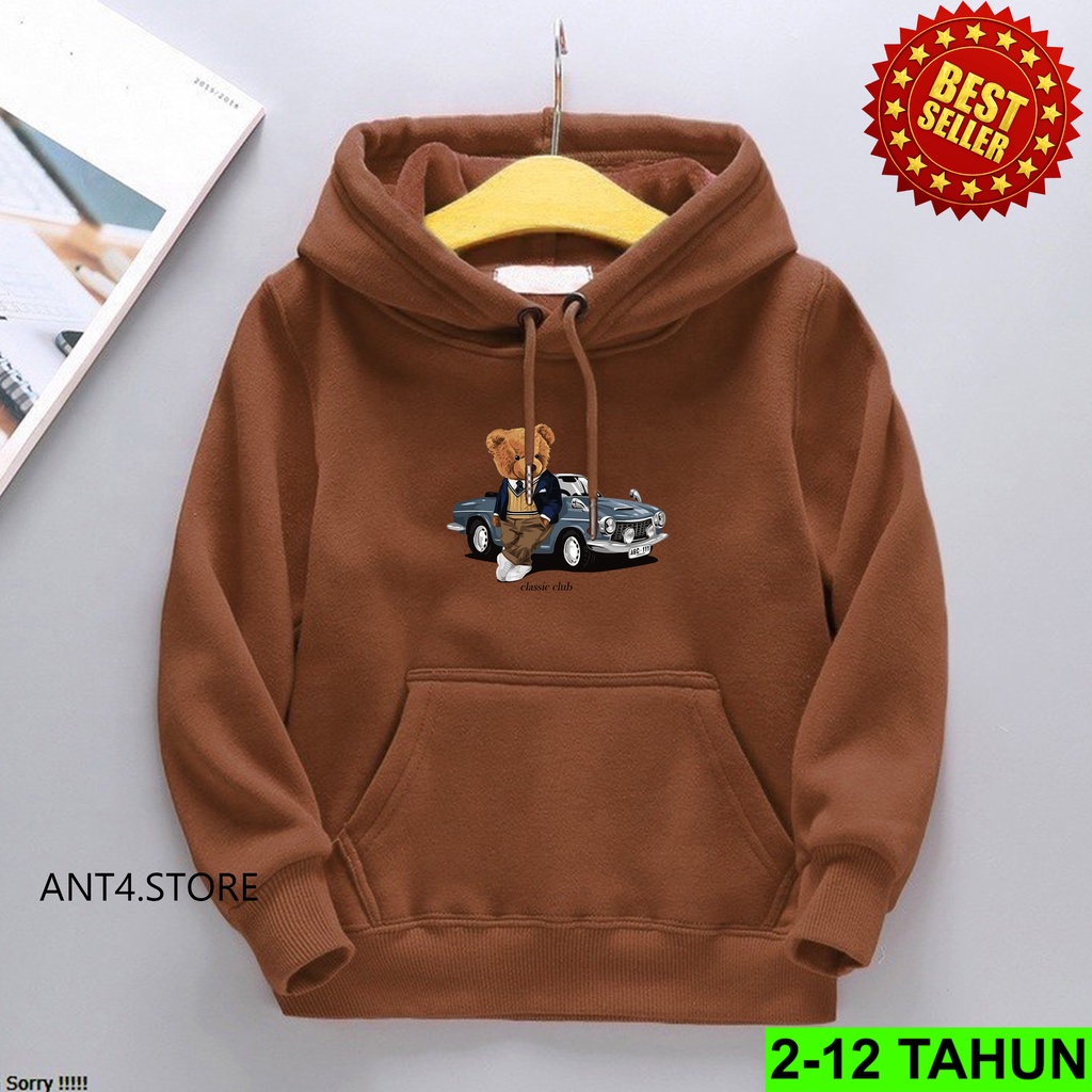 Hoodie CLASIC Anak Laki Laki Perempuan / Jaket Anak BEST SELLER  Anak Usia 2 - 12 Tahun / Sweater CLASIC TERBARU Anak Cewek Cowok  Switer Distro Bisa COD