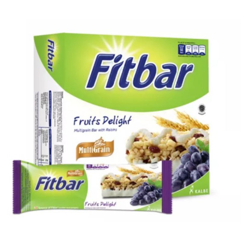 

FITBAR FRUITS DELIGHT 12 x 22 GRAM