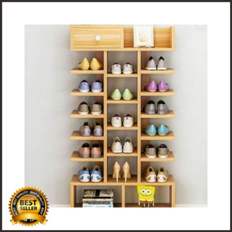 RAK SEPATU RAK SANDAL RAK LEMARI KAYU JATI - KAYU BERKUALITAS