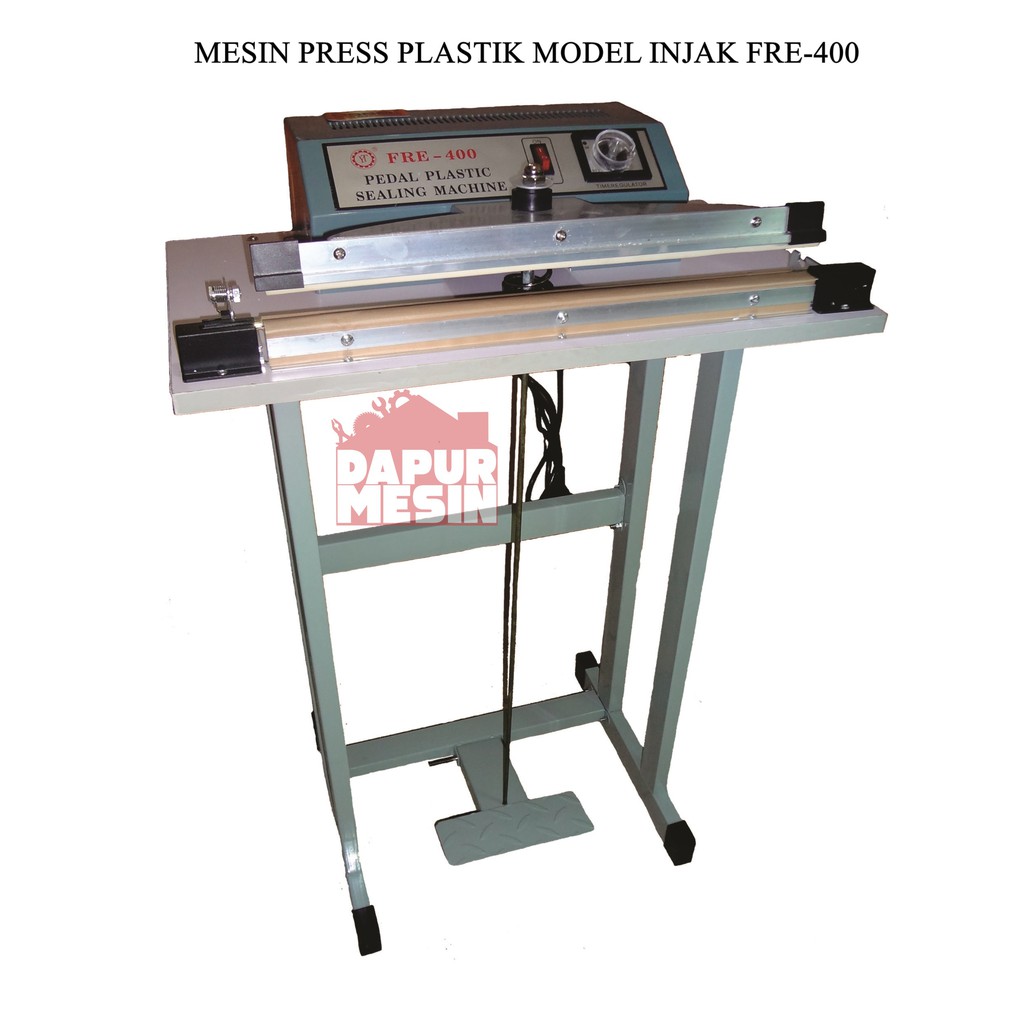 MESIN PRESS PLASTIK INJAK TYPE FRE-400 PEDAL SEALER OSSEL