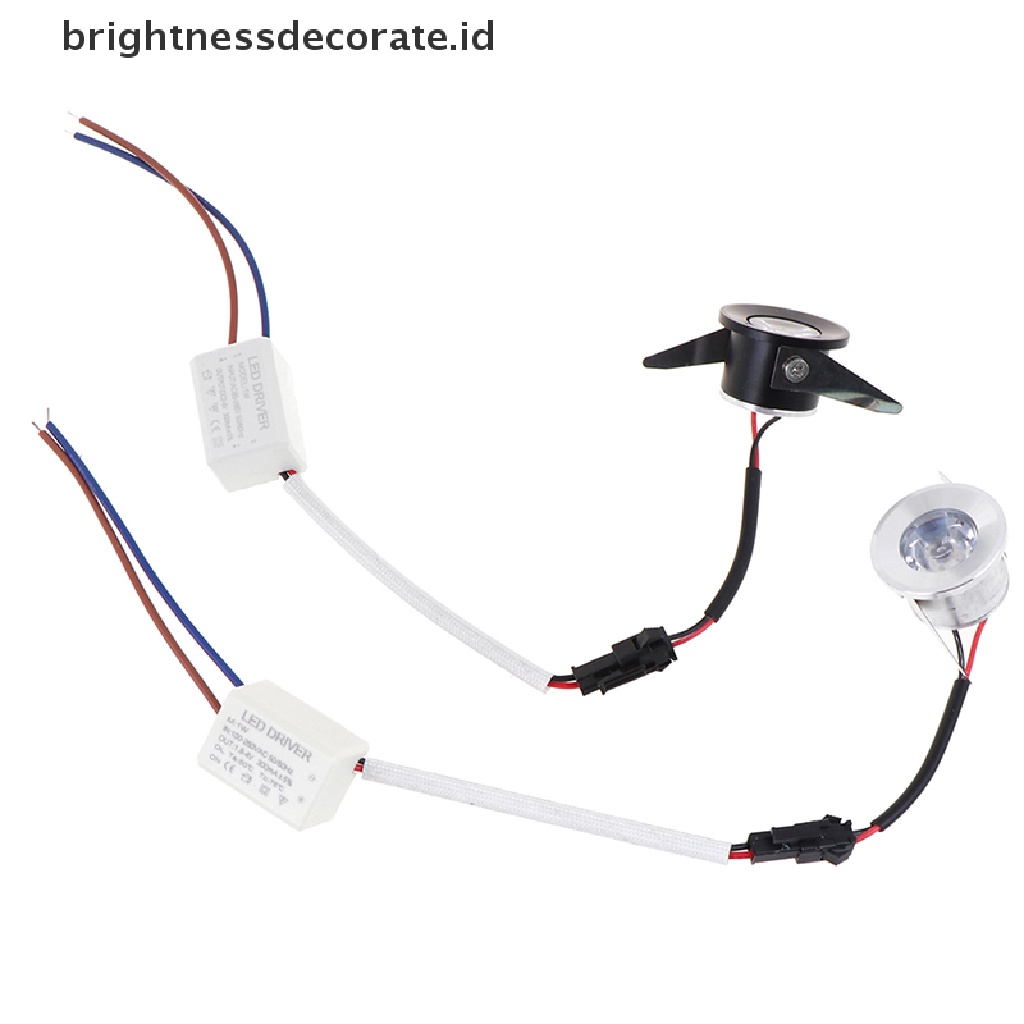 (Birth) Lampu Sorot Led Mini 1w Untuk Plafon Lemari Perhiasan (Id)