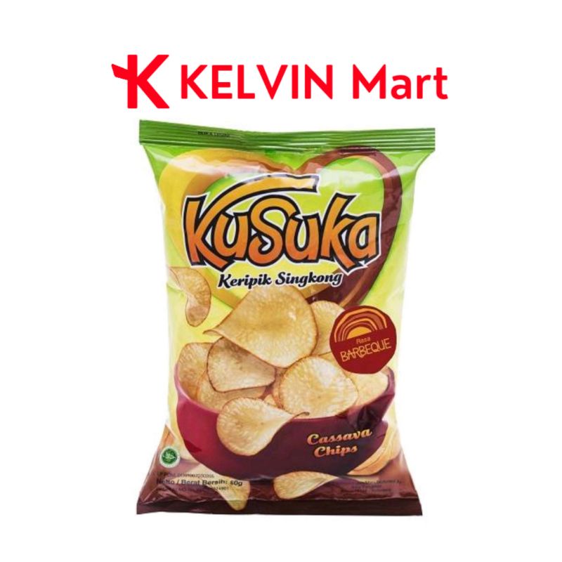 

Kusuka Keripik Singkong Barbeque Pck 60g | KELVIN Mart