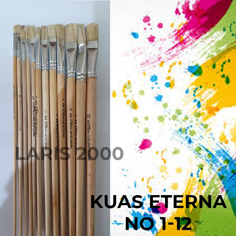 

Kuas Lukis Eterna no 1-12