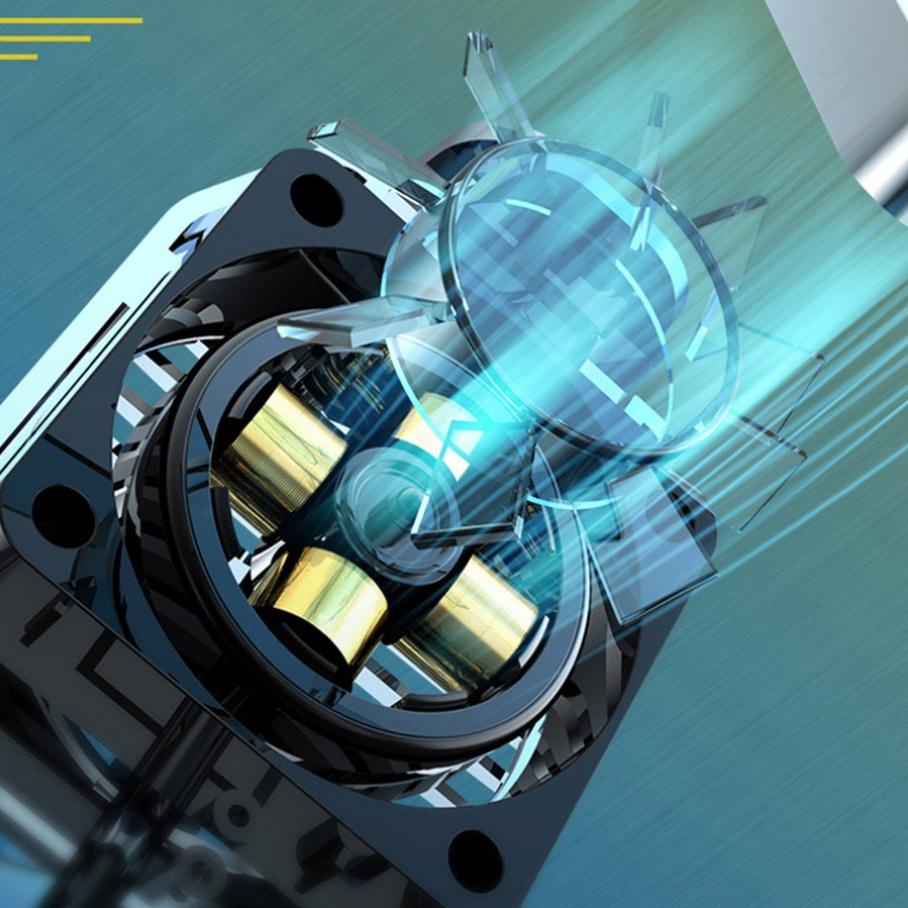 ▲ MOBILE PHONE REFRIGERATION COOLER BLUE LED LIGHT FAN KIPAS HP GAMING PRAKTIS MINI CHARGER H15 H-15