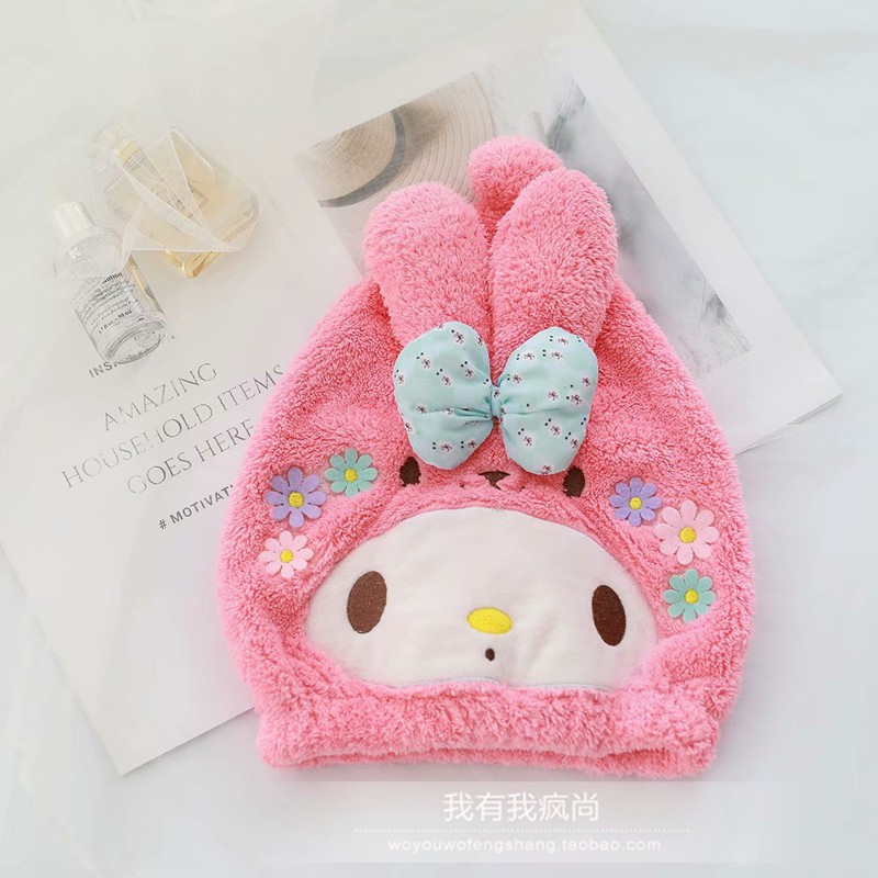 Handuk Kepala Karakter Lucu Bahan Microfiber