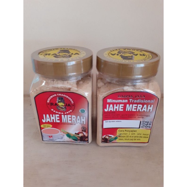 

Jahe Merah Rahma Jaya 250 gram