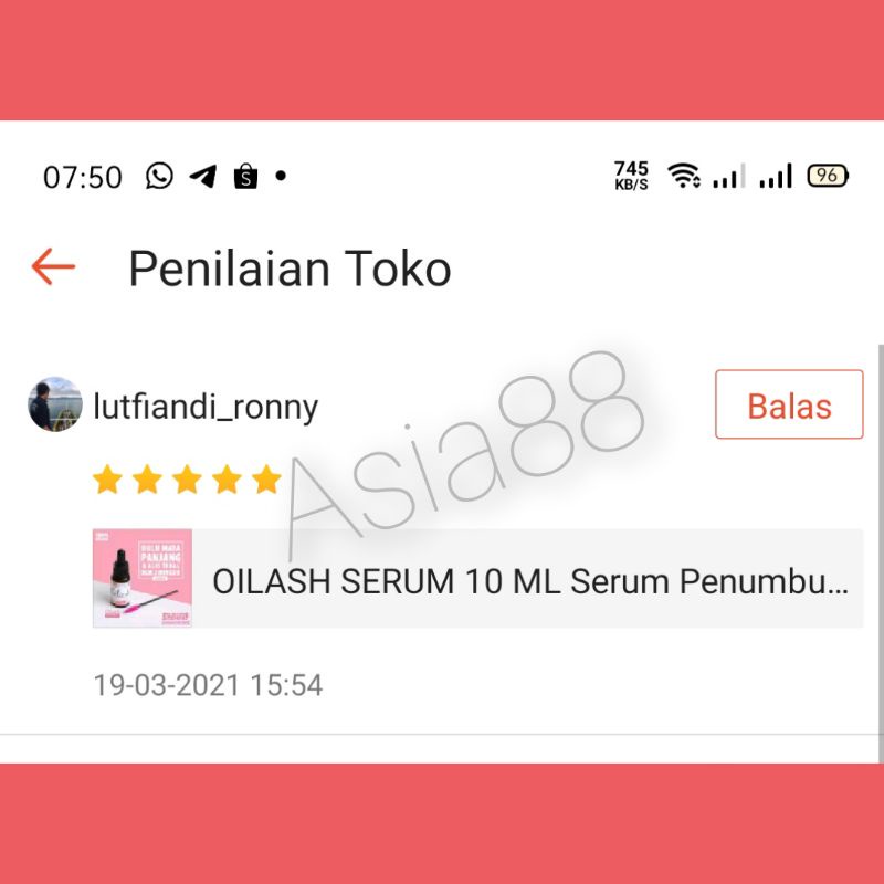 Serum Penumbuh Bulu.Mata dan Alis 10 ML