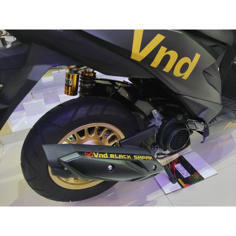 NEW KNALPOT VND BLACK  CARBON STD RACING AK 777 B1 BEAT SCOOPY VARIO GENIO