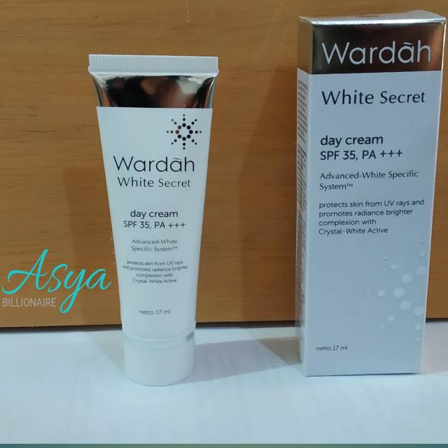 wardah white secret day cream