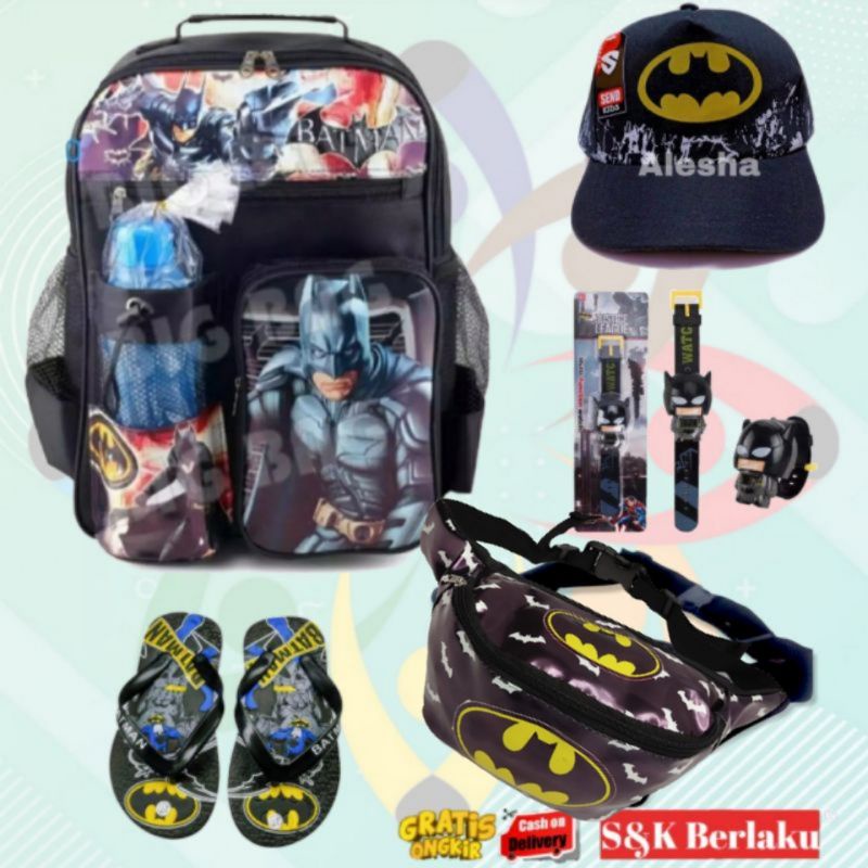 COD Tas Ransel Sekolah Anak Laki Laki TK SD PAUD Karakter