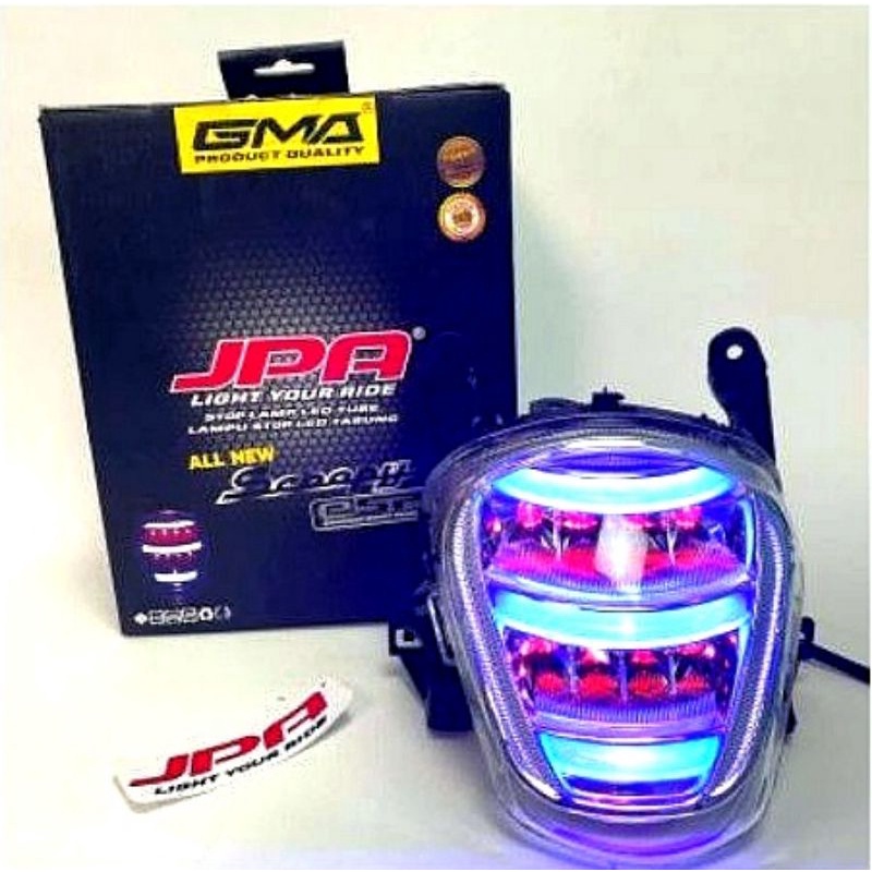 Batok Lampu Stop Belakang LED Honda Scoopy New FI ESP Injek Biru Merah JPA Rumahan Mika