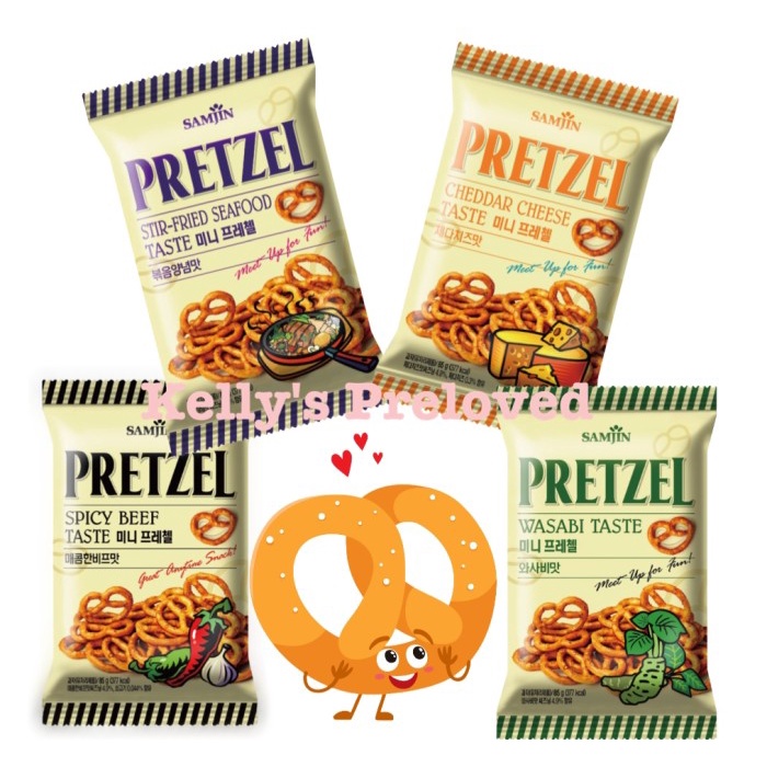 

MURAH SAMJIN PRETZEL 85 gr PRODUCT OF KOREA ! - SPICY BEEF