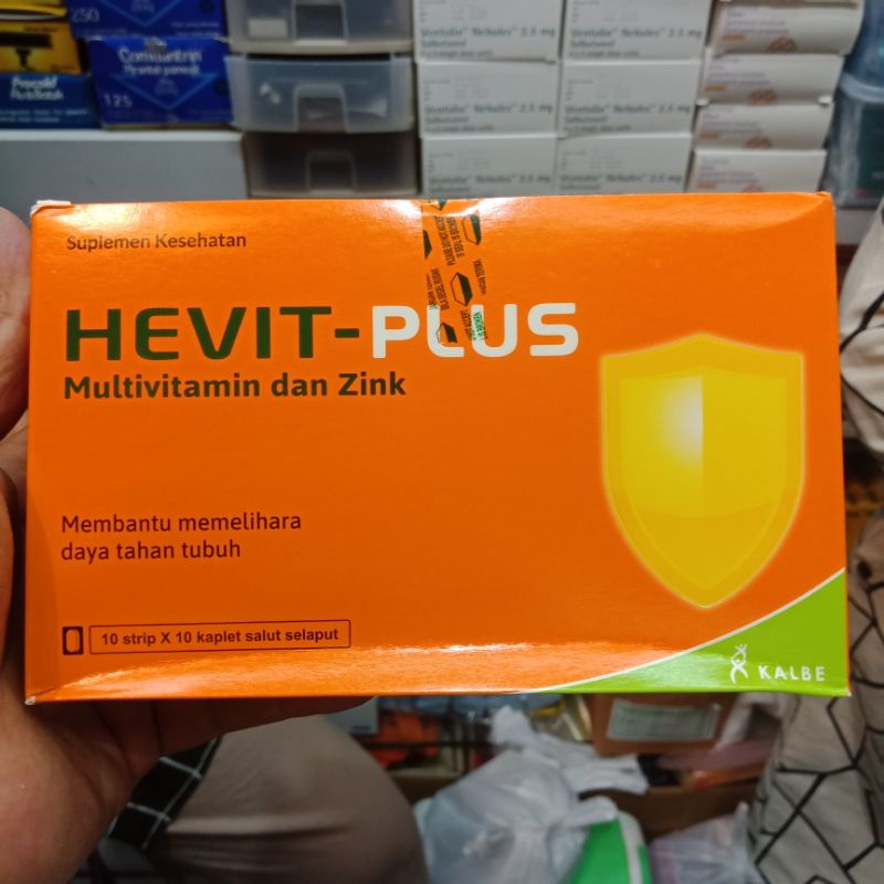 HEVIT PLUS Multivitamin dan Zinc  100tablet