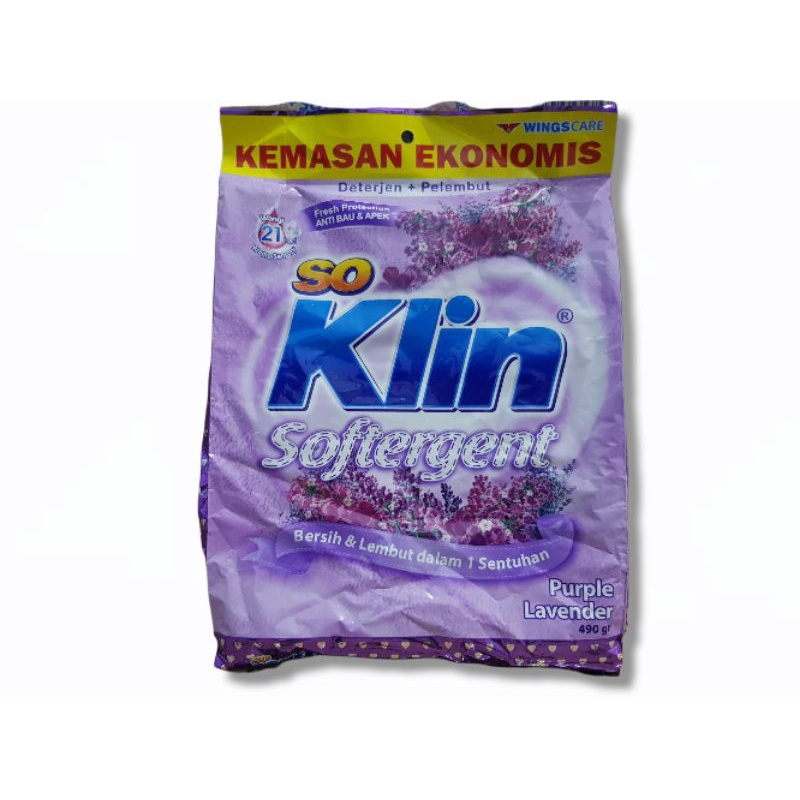 SOKLIN SOFTERGENT PURPLE LAVENDER 490Gr