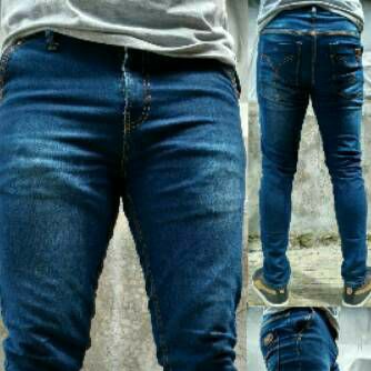 Celana Panjang Pria Jeans Slim Fit Skinny Distro Stune Cowok Big Size 27-38