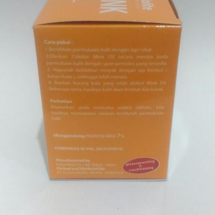 Cololite Mink Oil / Semir Kulit Mink Oil Outdoor Shoes Protector