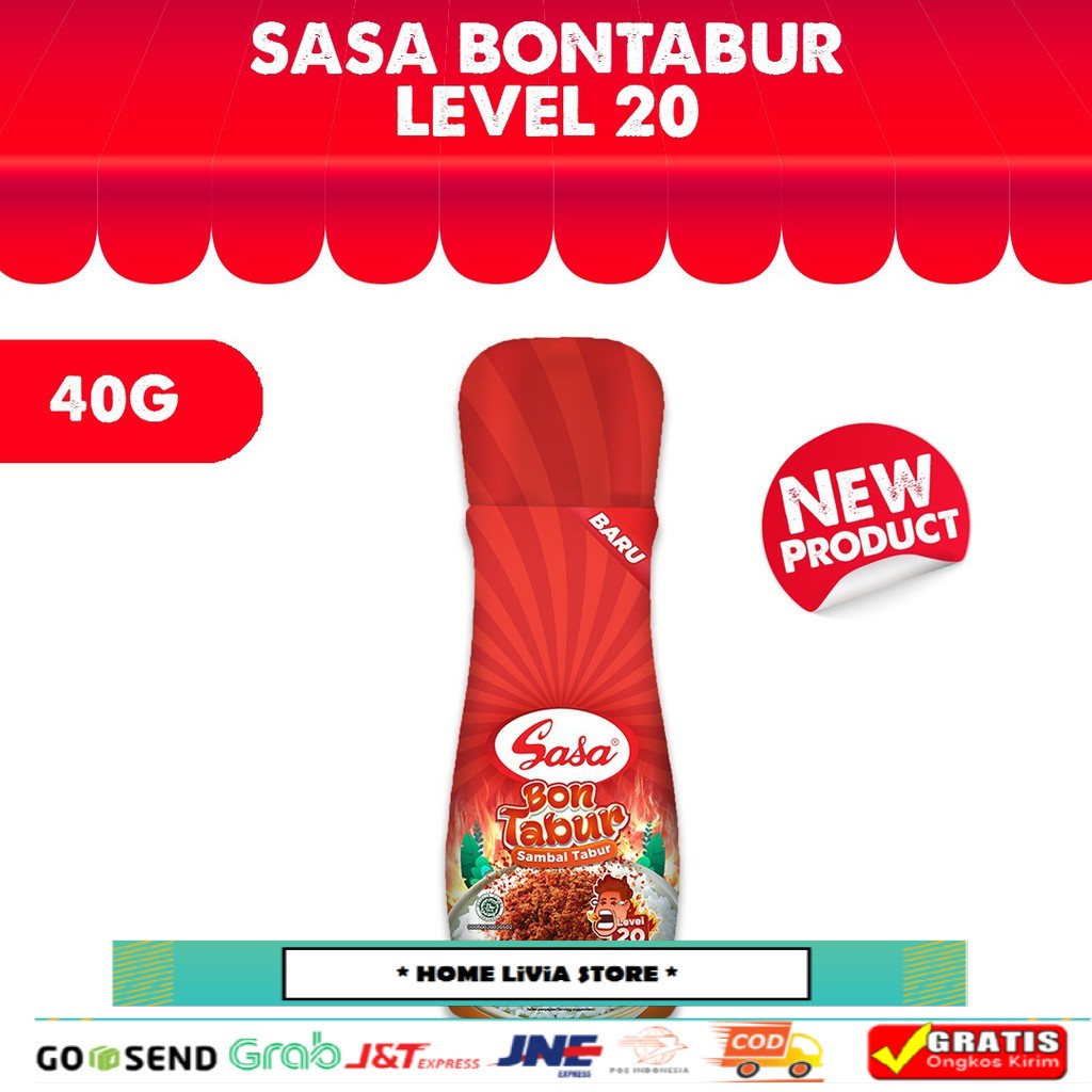 

[Gift] Sasa Bontabur Sambal Original Level 20 Botol 40gr