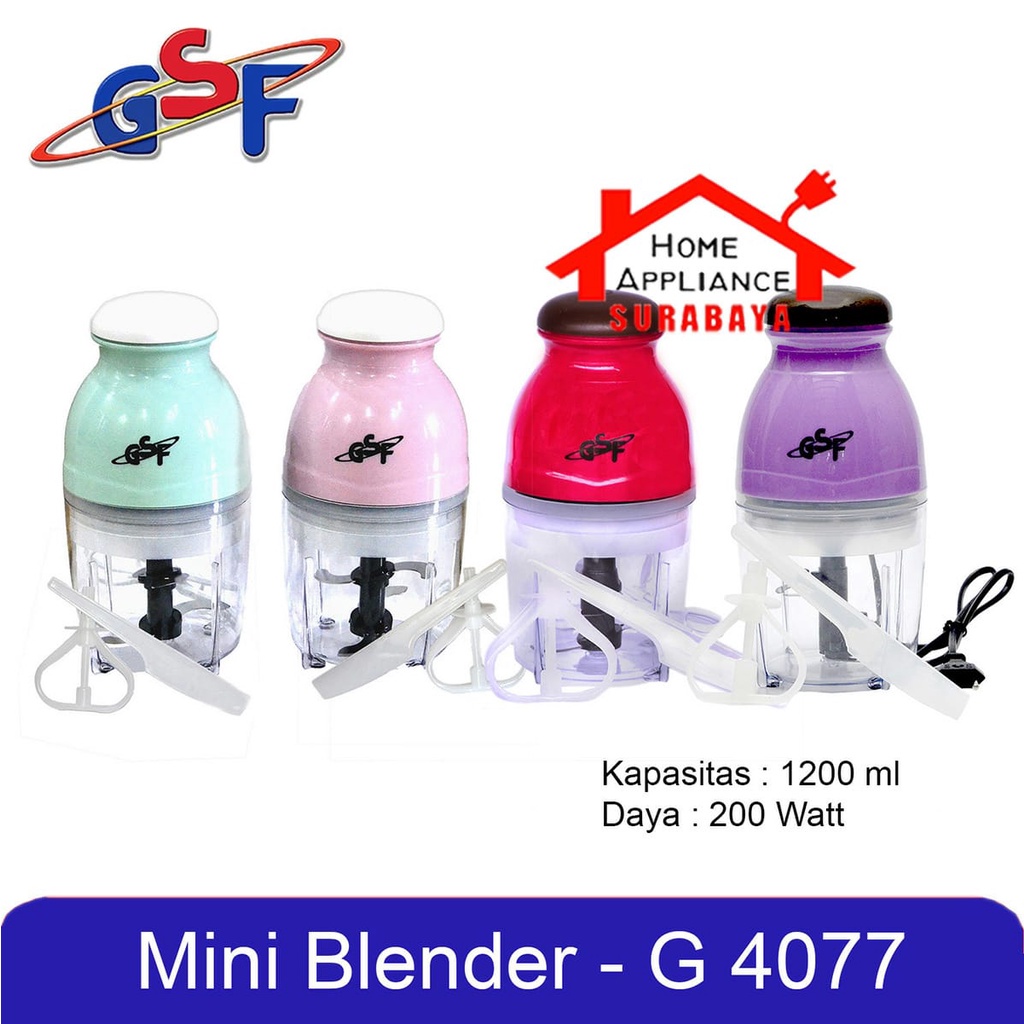 Blender Kapsul Capsule Cutter Quatre Mini Food Processor GSF G-4077 G 4077-0