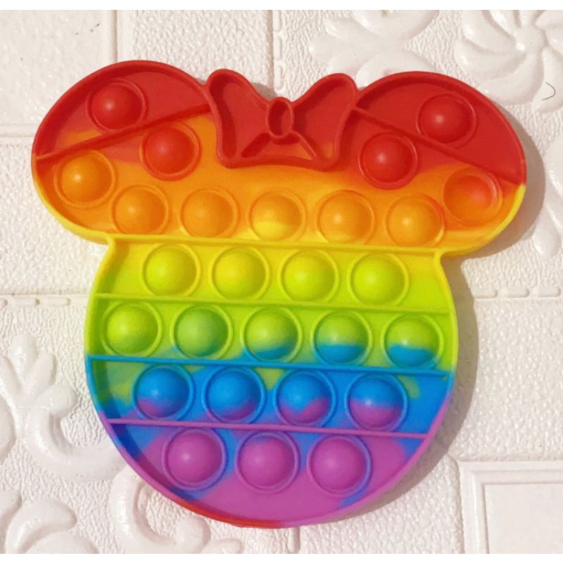 (FREE KELERENG) POP IT RAINBOW JUMBO POP IT MURAH-micky