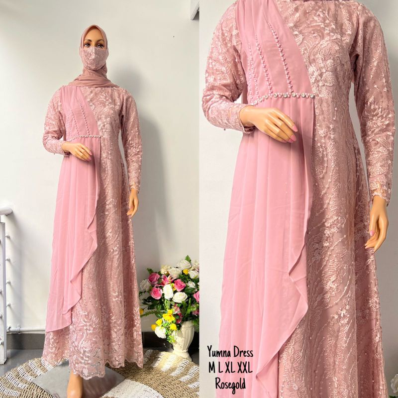 GAMIS TILE YUMNA PREMIUM / GAMIS TILE / GAMIS / GAMIS TILE TERBARU / GAMIS KONDANGAN / GAMIS PESTA / KEBAYA / GAMIS BRUKAT / GAMIS WISUDA / GAMIS WISUDA / GAMIS PENGANTIN