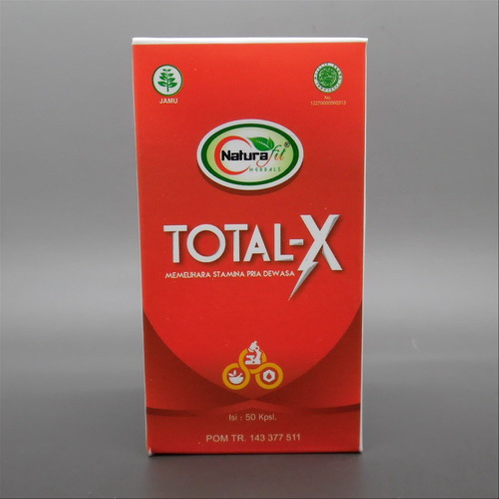 KAPSUL TOTAL X NATURAFIT - Kapsul Naturafit Memelihara Stamina Pria